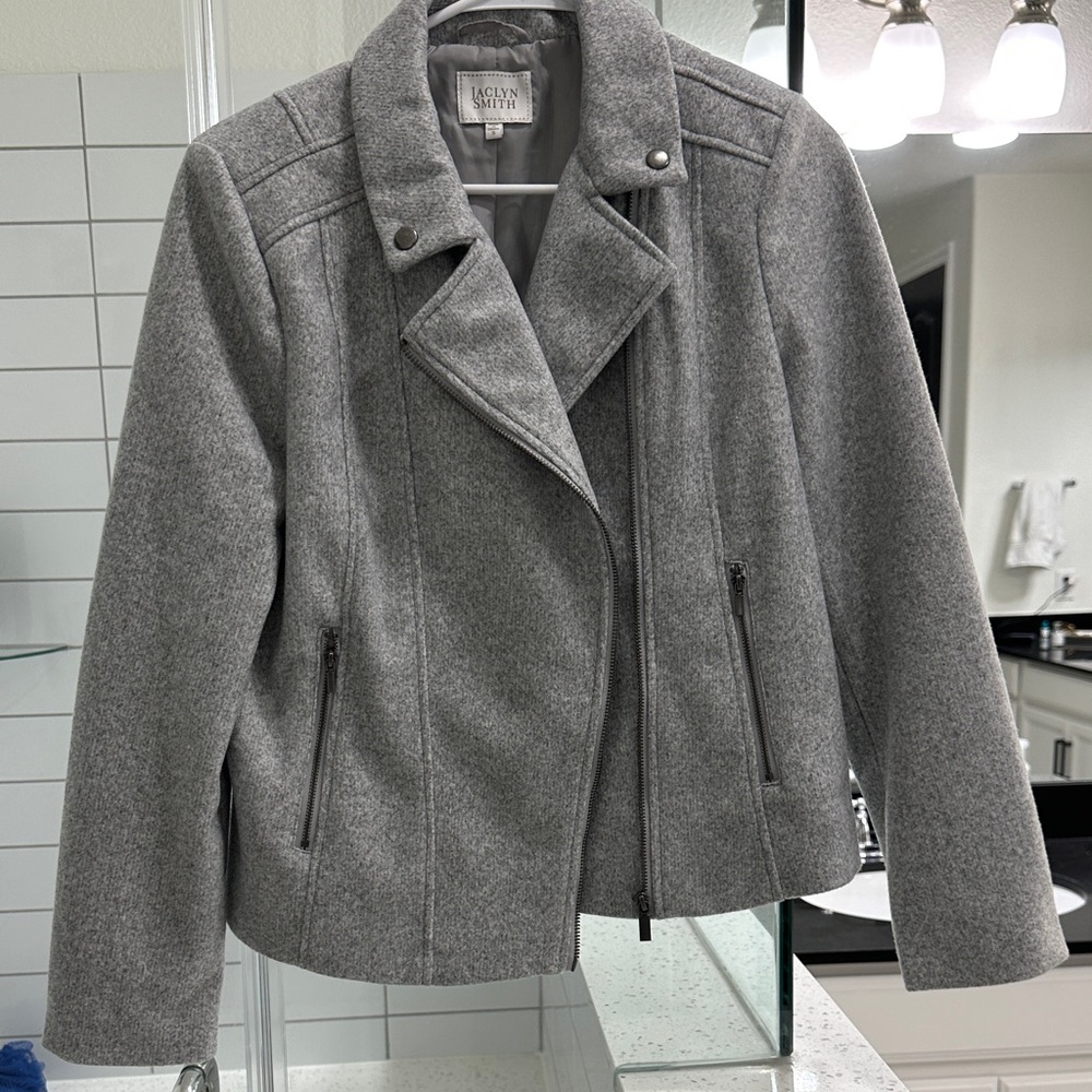 Jaclyn Smith Women's Gray Blazer